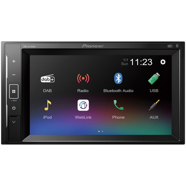 Pioneer Pioneer DMH-A240DABAN - Multimedia Autoradio -  Dubbel Din - Bluetooth - DAB