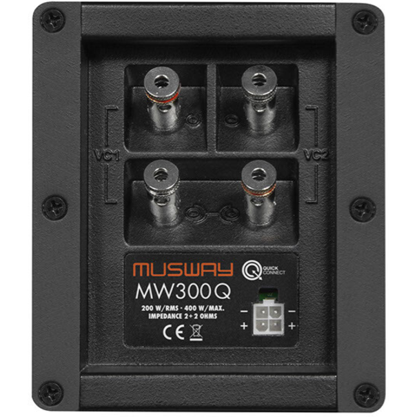 Musway Musway  Subwoofer Bassreflex - MW-300Q - Reservewiel