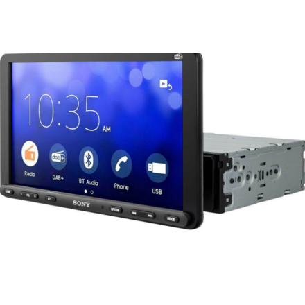 SONY XAV-AX8150 - Digitale media ontvanger - 1 DIN - 22.7 cm scherm - Apple Car Play & Android Auto