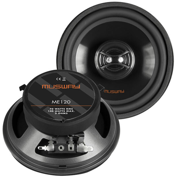 Musway Musway 2-Weg Coaxsysteem - ME-120 - 140Watt - 12 cm