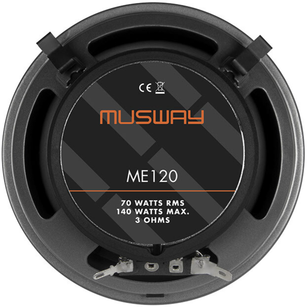 Musway Musway 2-Weg Coaxsysteem - ME-120 - 140Watt - 12 cm
