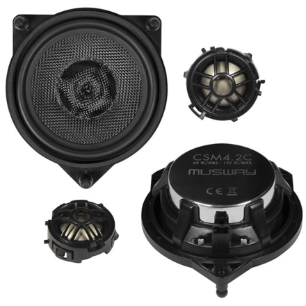 Musway 2-weg composet CSM-4.2C - 10 cm - voor Mercedes-Benz C / GLC / E-klasse
