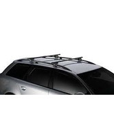 Thule SmartRack - 118 cm SquareBar - Zwart - Compleet dakdragersysteem