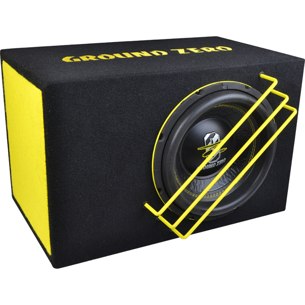 Ground Zero Ground Zero GZRB 25SPL - Subwoofer in kist - 8" - 500 Watt RMS