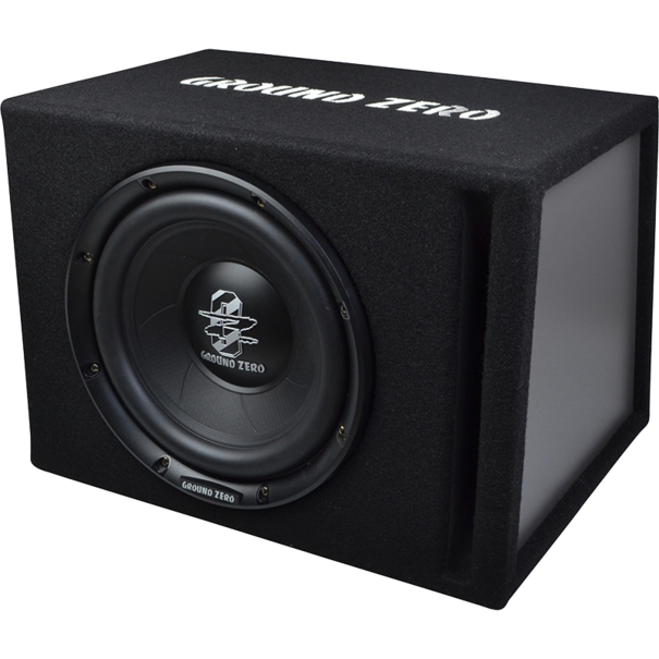 Ground Zero Ground Zero GZIB 25BR - Subwoofer in kist - 10" - 250 Watt RMS