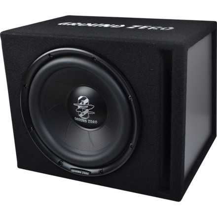 Ground Zero GZIB 30BR - Subwoofer in kist - 12" - 350 Watt RMS