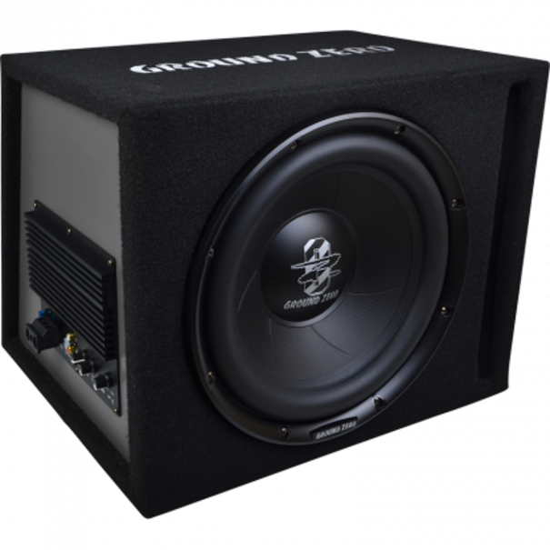 Ground Zero Ground Zero GZIB 30BR-ACT - Subwoofer in kist - 12" - 300 Watt RMS