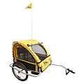 Fietskar Carry All - 2 Kinderen - Geel - Max 40 kg draagvermogen