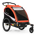 Burley Fietskar Burley Cub X - Rood - Max. Laadvermogen 45kg - 2 Kinderen