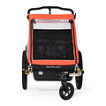 Burley Fietskar Burley Cub X - Rood - Max. Laadvermogen 45kg - 2 Kinderen