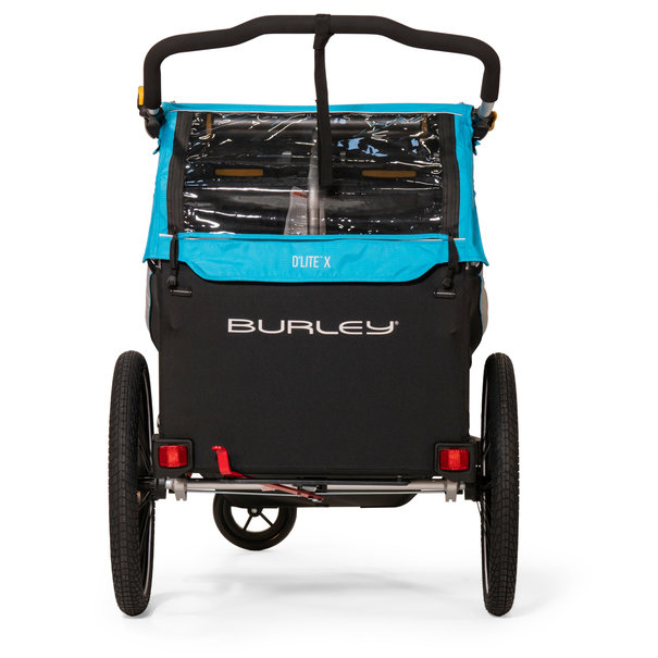 Burley Fietskar Burley D'Lite X Double - Aqua - Max. Laadvermogen 45kg - 2 Kinderen