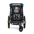 Burley Fietskar Burley D'Lite X Single - Blauw - Max. Laadvermogen 34kg - 1 Kind