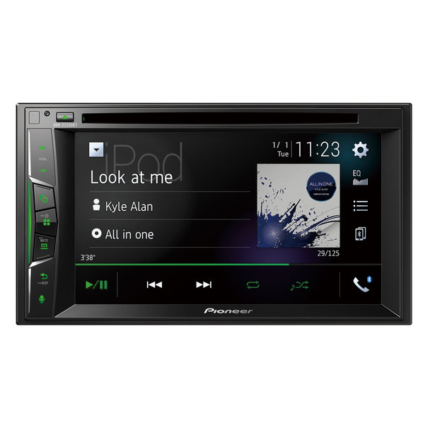 Pioneer Pioneer AVH-Z2200BT - Multimedia systeem - 6.2" Touchscreen - 2 Din - Bluetooth - Apple Car Play