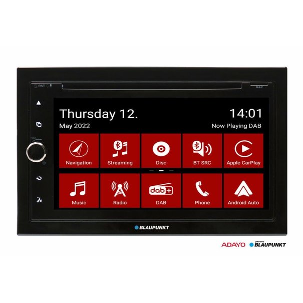 Blaupunkt Blaupunkt Copenhagen 700 DAB - Auto navigatie  - 2 DIN - Multimediasysteem