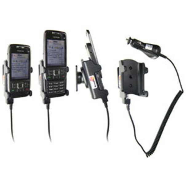 Brodit Telefoonhouder - Nokia E66 Actieve houder - 12/24V lader