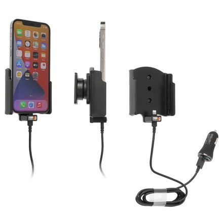 Telefoonhouder - Apple iPhone 12/12 Pro - Actieve houder - 12V USB sig-plug