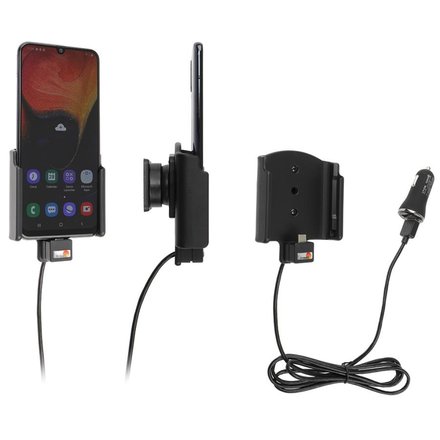 Telefoonhouder - Samsung Galaxy A50 - Actieve houder - 12V USB plug