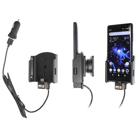 Telefoonhouder - Sony Xperia XZ2 Compact - Actieve houder - 12V USB plug