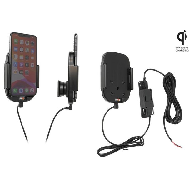 Brodit Telefoonhouder - Apple iPhone 11 Pro Max Qi Wireless - Actieve houder - Vaste voeding