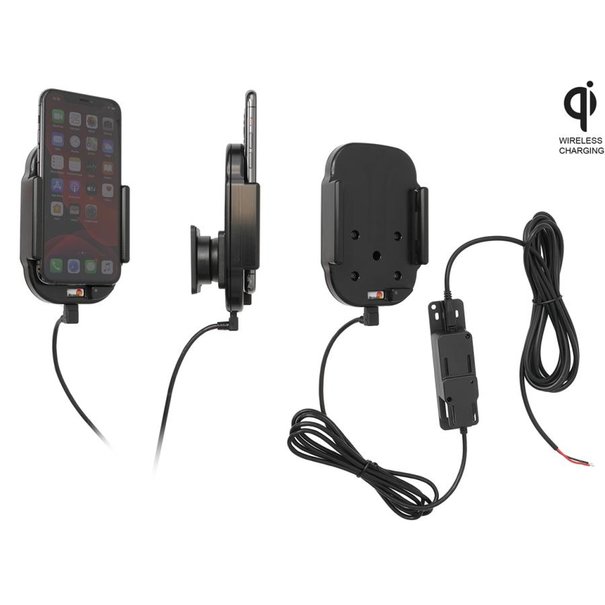 Brodit Telefoonhouder - Apple iPhone 11 Pro Qi Wireless - Actieve houder - Vaste voeding