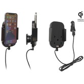 Telefoonhouder - Apple iPhone 12/12 Pro Qi Wireless - Actieve verstelbare houder - 12V USB plug