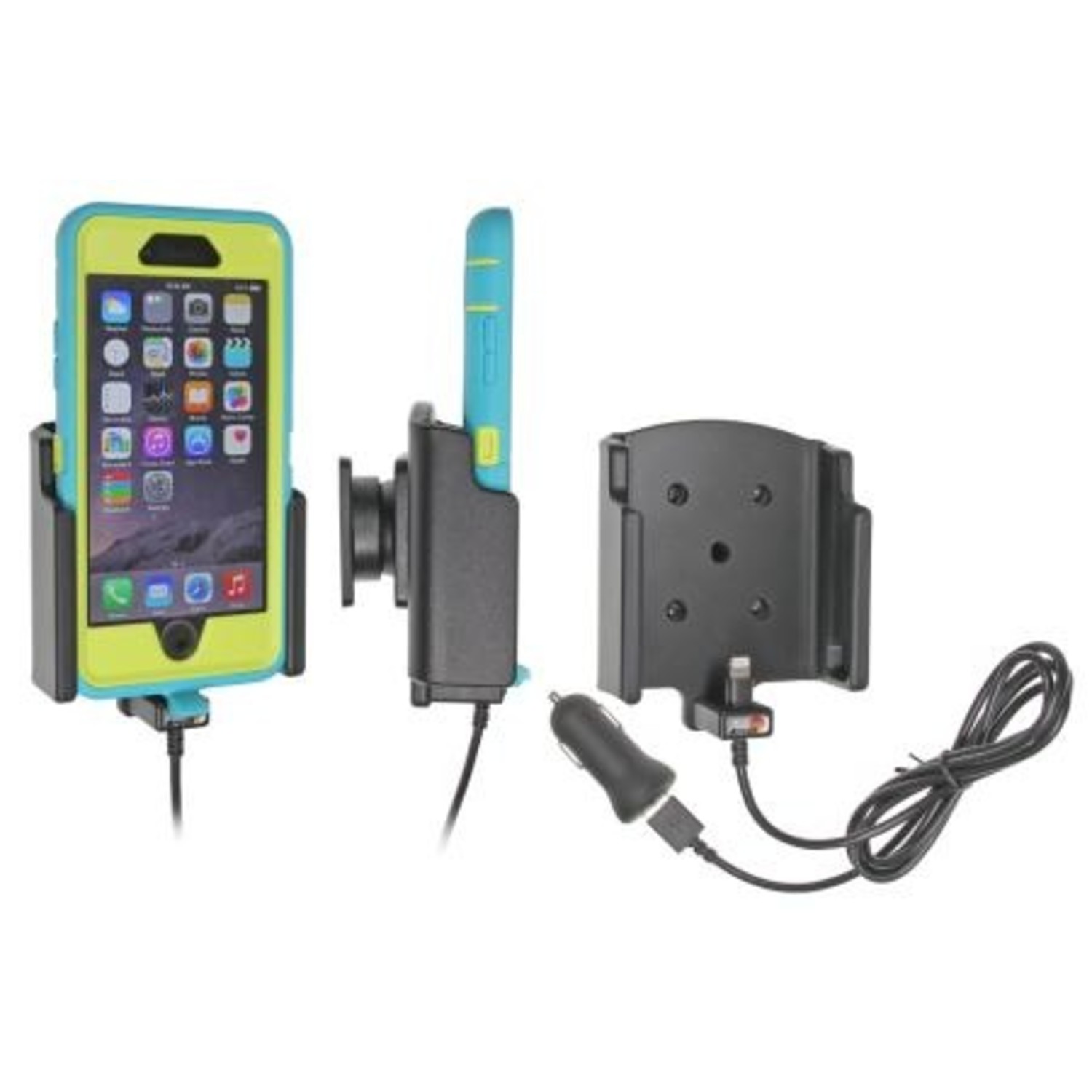 Verstoring medeleerling Productie Brodit Apple iPhone 6 / 6S Actieve houder 12V USB Plug met Otterbox  defender hoes - VenderParts.nl