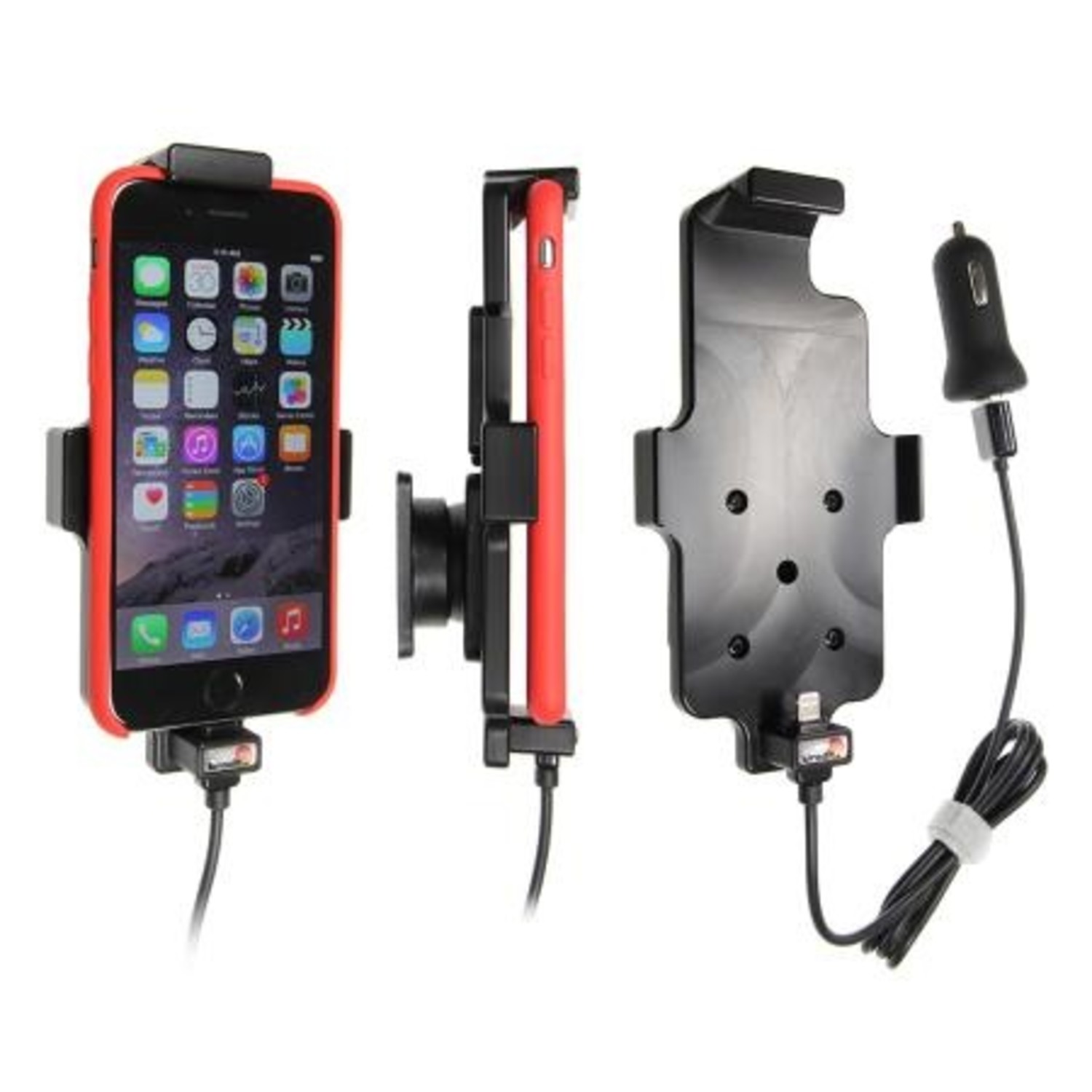 Misverstand Losjes slecht humeur Brodit Apple iPhone 6 / 6S / 7 / 8 Actieve houder met 12V USB plug (met  hoes) - VenderParts.nl