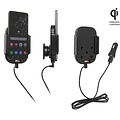 Brodit Telefoonhouder - Samsung Galaxy S20 -  Qi Wireless - Actieve houder met 12V USB plug