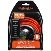 Musway 6 mm2 Kabelkit - MW6.5KIT