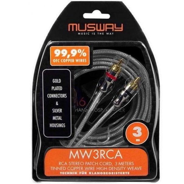 Musway Musway Cinchkabel 3m - MW3RCA