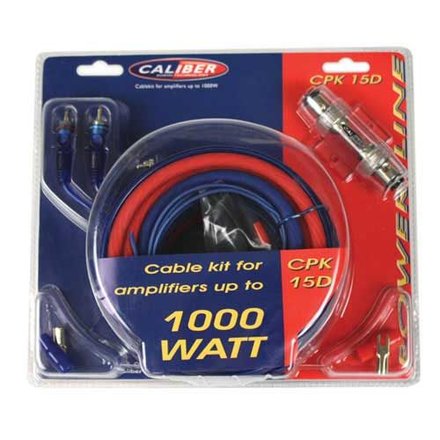 Caliber Kabel kit 1000 watt - Compleet