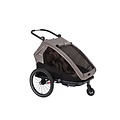 XLC Azura Fietskar XLC DuoS BS-C10- Grijs - 2 Kinderen - 41 kg Max. Laadvermogen