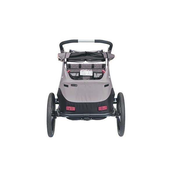 XLC Azura Fietskar XLC DuoS BS-C10- Grijs - 2 Kinderen - 41 kg Max. Laadvermogen