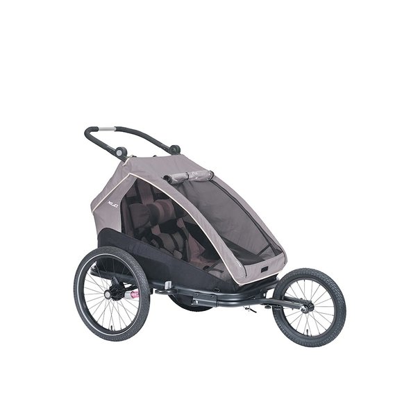 XLC Azura Fietskar XLC DuoS BS-C10- Grijs - 2 Kinderen - 41 kg Max. Laadvermogen