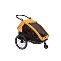 XLC Azura Fietskar XLC DuoS BS-C10 - Oranje - 2 Kinderen - 41 kg Max. Laadvermogen