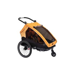 Fietskar XLC DuoS BS-C10 - Oranje - 2 Kinderen - 41 kg Max. Laadvermogen