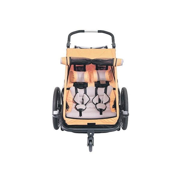 XLC Azura Fietskar XLC DuoS BS-C10 - Oranje - 2 Kinderen - 41 kg Max. Laadvermogen