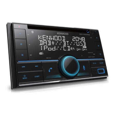 Kenwood DPX-7300DAB - Autoradio - DAB+ - Bluetooth