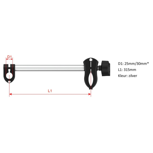 Pro-User Pro User - Flexibele framehouder met spanband - Lang - Copy