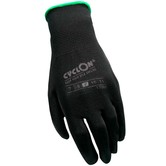 Handschoen Cyclon Nylon/pu Unisex - Zwart/groen  - Maat 9- Montagehandschoenen