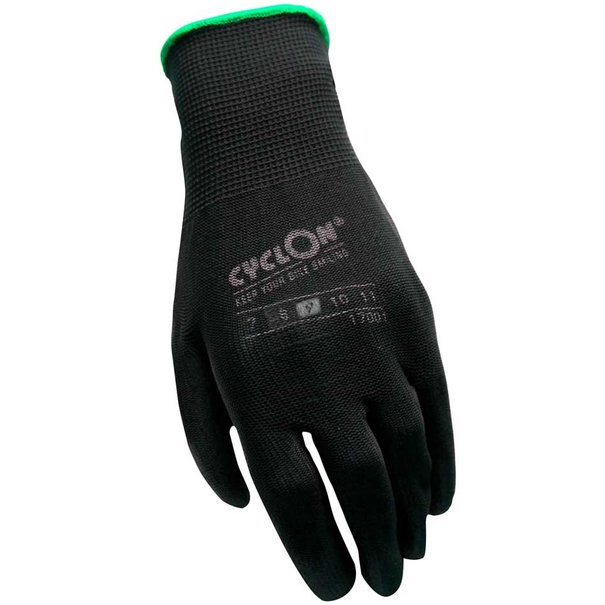 Cyclon Handschoen Cyclon Nylon/pu Unisex - Zwart/groen  - Maat 9- Montagehandschoenen