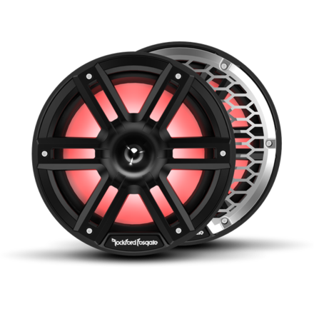 Rockford Fosgate M2-8HB - 20 cm - Color Optix™ - Marine - 2-Weg hoornluidsprekers - Zwart