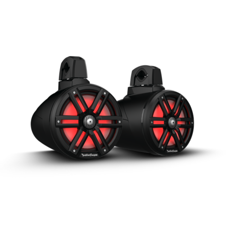 Rockford Fosgate M2WL-8B - 20 cm - Color Optix -  2-Weg Wake Tower-luidsprekers - Zwart - Marine