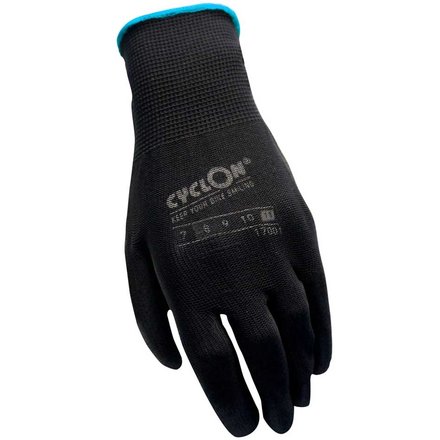 Handschoen Cyclon Nylon/pu Unisex - Zwart/Blauw  - Maat 11 - Montagehandschoenen