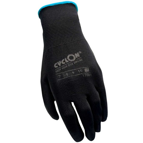 Cyclon Handschoen Cyclon Nylon/pu Unisex - Zwart/Blauw  - Maat 11 - Montagehandschoenen