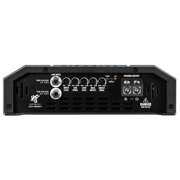 Hifonics  Hifonics ZXT 3000/1 - Zeus Extreme - 1 Kanaals Ultra Klasse D versterker - 3300 Watt RMS