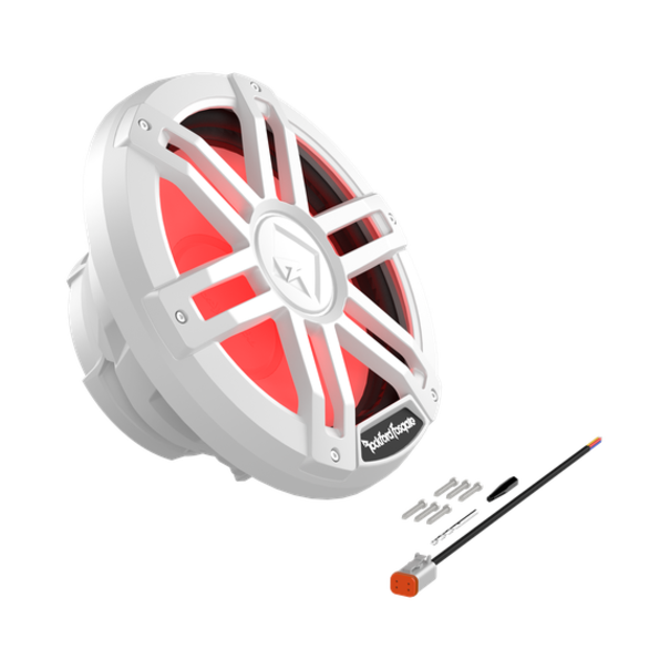 Rockford Rockford Fosgate M1D2-12 - 30 cm -  DVC 2 Ohm - Color Optix -  Marine Subwoofer - Wit