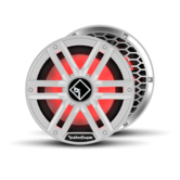 Rockford Fosgate M2D4-10I - 25 cm-  DVC 4 Ohm - Color Optix -  Infinite Baffle - Marine Subwoofer - Wit