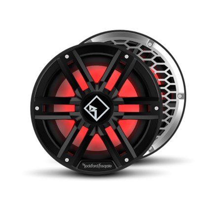 Rockford M2D2-10IB -  25 cm -  DVC - 2 Ohm - Color Optix™ -  Infinite Baffle Marine Subwoofer - Zwart