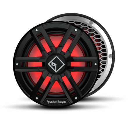 Rockford M2D4-12IB - 30 cm -  DVC 4 Ohm - Color Optix  - Infinite Baffle -  Marine Subwoofer - Zwart
